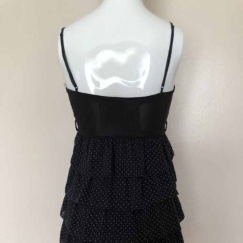 JANICE MINI DRESS SIZE S BLACK WHITE - Picture 3 of 4